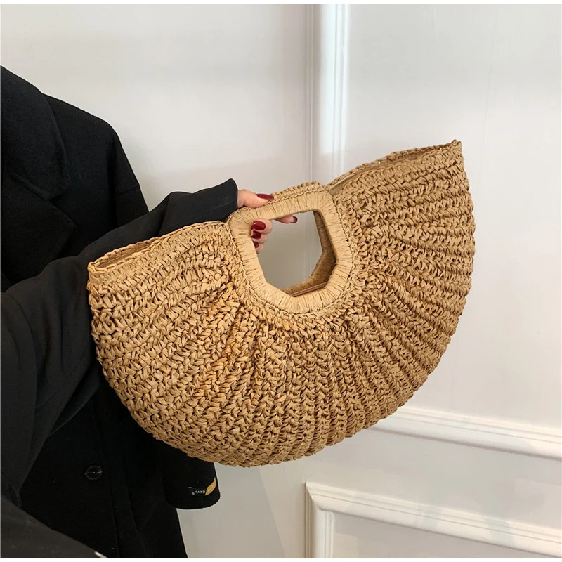 Popular Russian Woven Clutch H - Crochet Bag Raffia recensie en prijs
