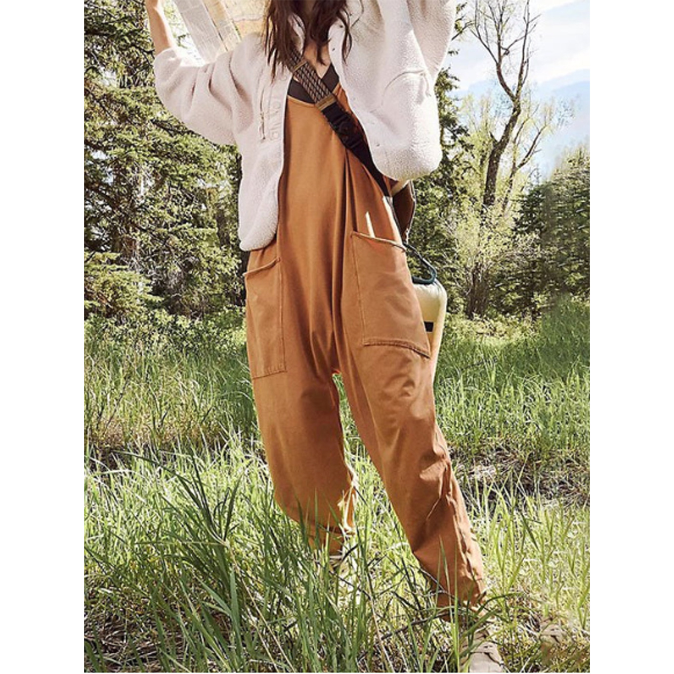 Loose Summer Jumpsuit Casual   - Jumpsuit Linen Relaxed recensie en prijs