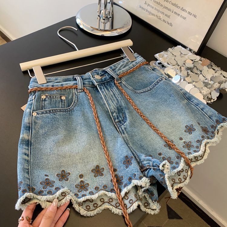 Breathable Vintage Denim Short - Shorts Denim Frayed recensie en prijs