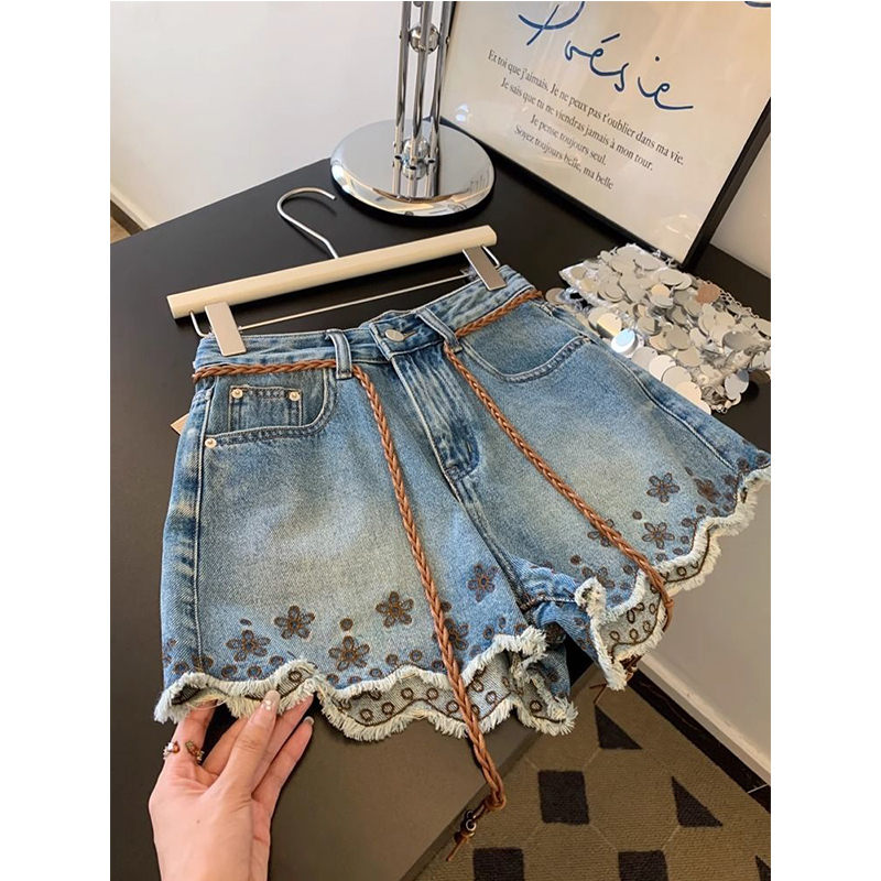 Breathable Vintage Denim Short - Shorts Denim Frayed recensie en prijs