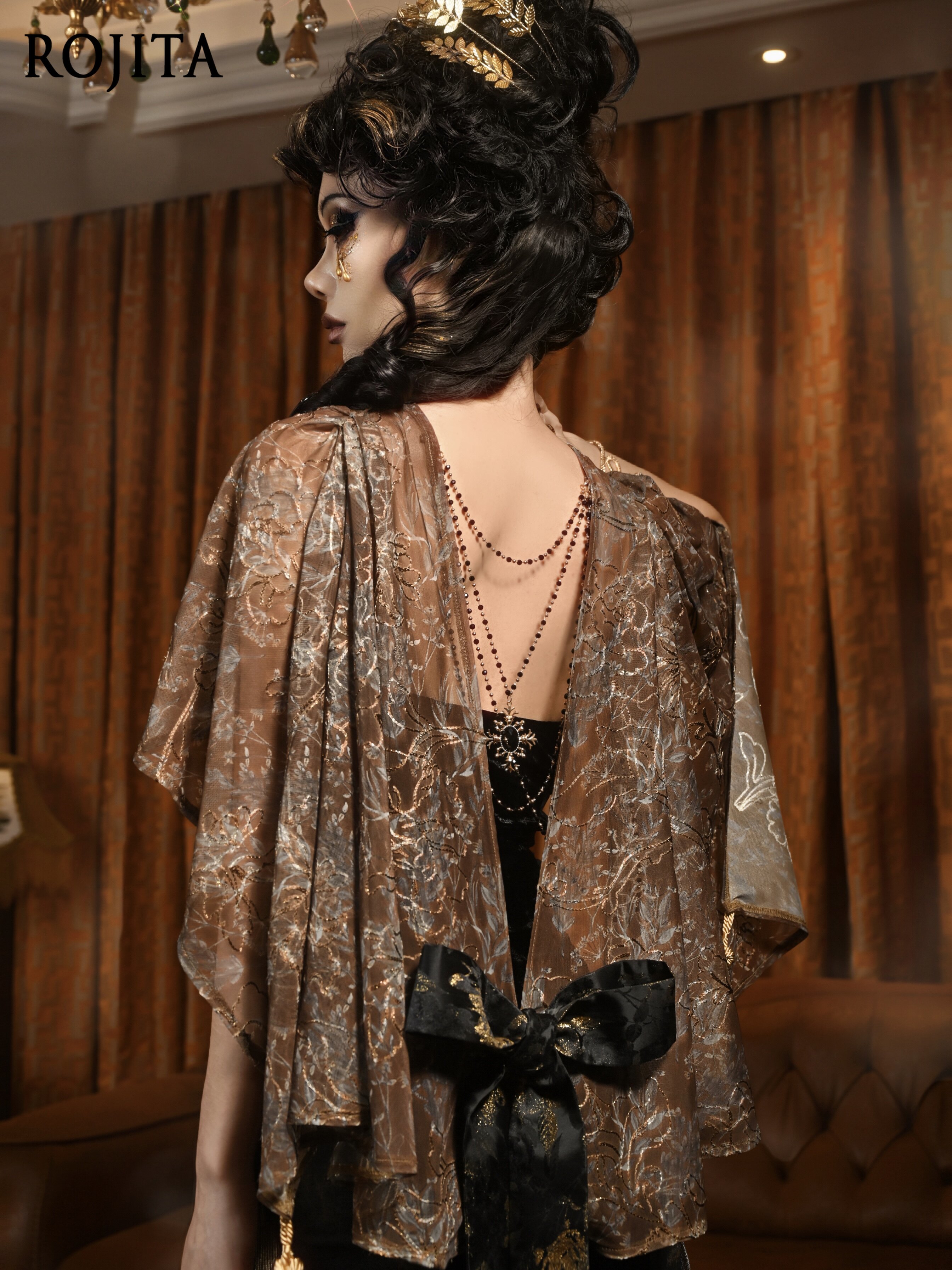Brown Floral Sheer Kimono Cove - Kimono Sheer Floral recensie en prijs