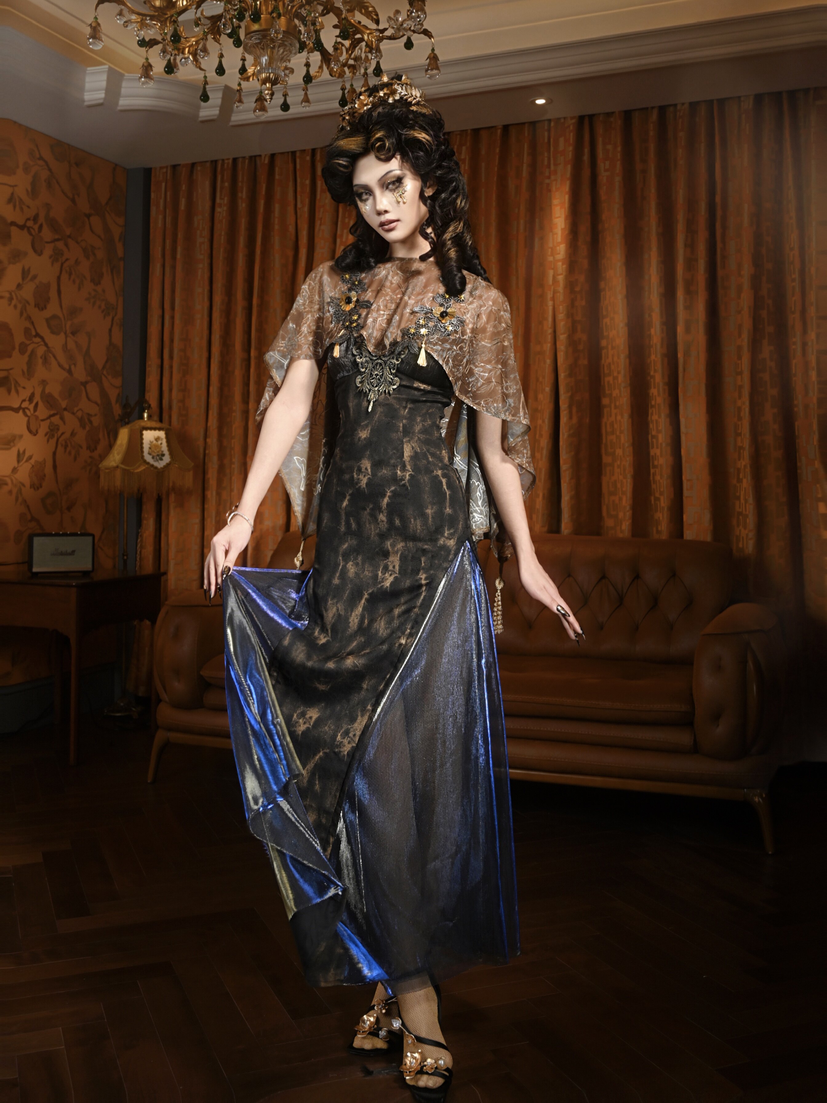 Brown Floral Sheer Kimono Cove - Kimono Sheer Floral recensie en prijs