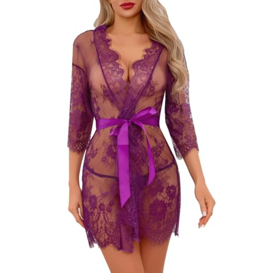 Narcisse Women's Floral Lace K - Kimono Sheer Floral recensie en prijs