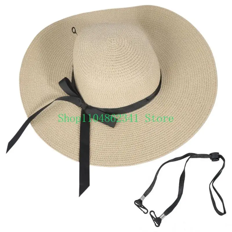 652F Elegant Floppy Straw Hat  - Hat Floppy Wide recensie en prijs