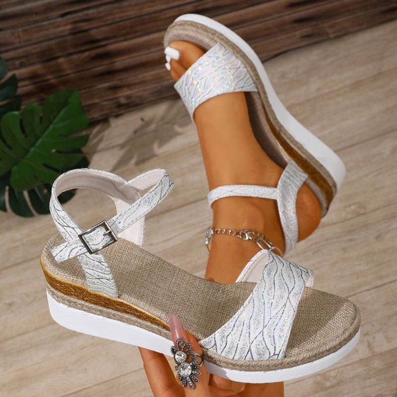 Wedge Sandals for Women White  - Wedge Espadrille Women recensie en prijs